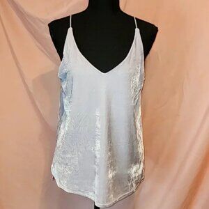 NWT Shinestar Lavender Purple Velvet Tank Top Size M Balletcore